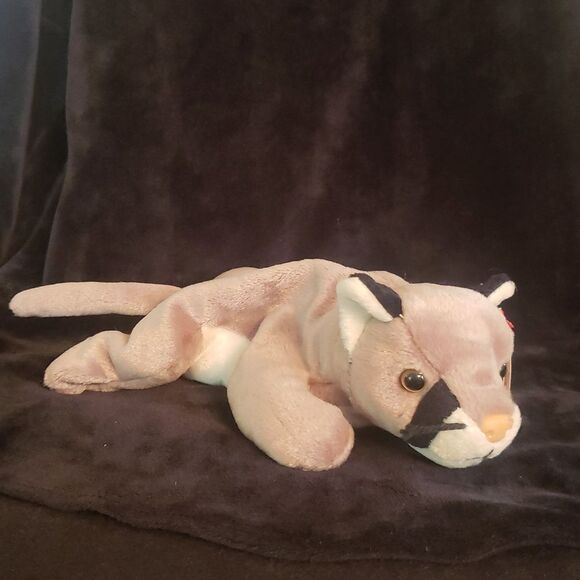 Vintage 1998 TY Beanie Baby CANYON the Cougar - Picture 2 of 9